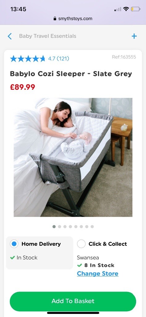 smyths crib mattress